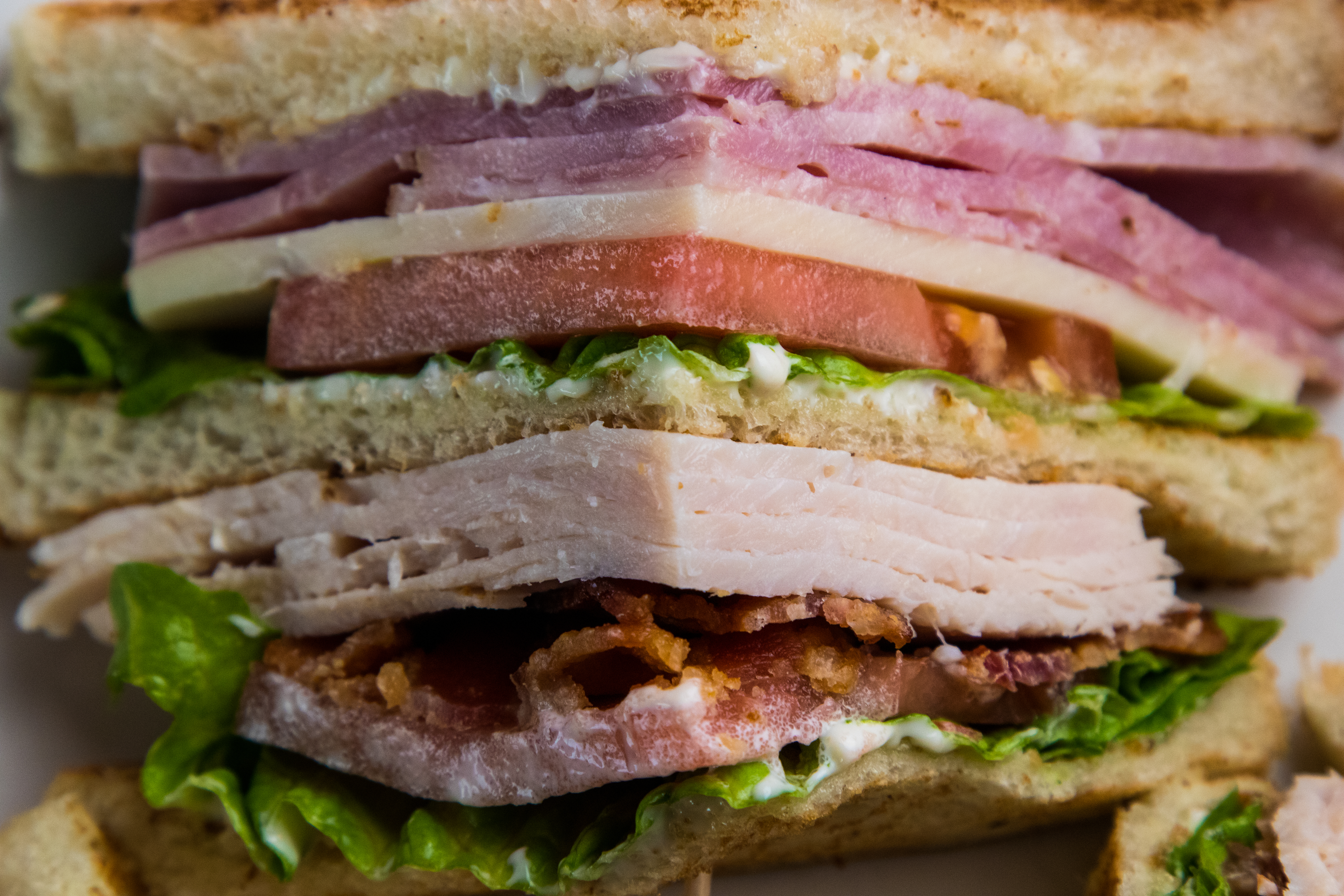 Club sandwich at Tommy's Diner